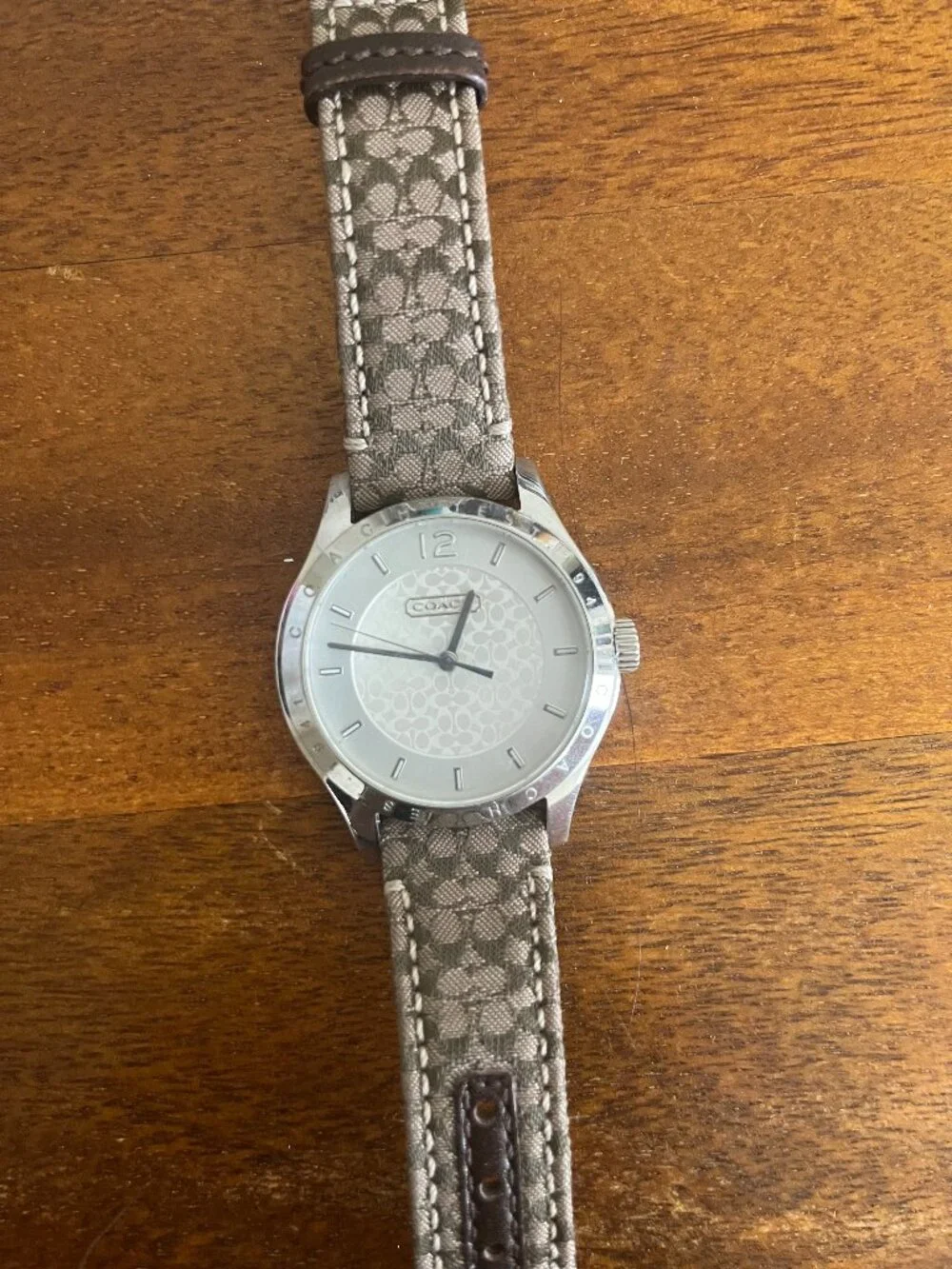 Brown Leather Coach Watch